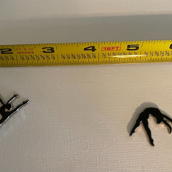 TWO Gymnastics Pins for Gymnast's Collection - Leap & Back Hand Spring - Picture 3 of 9